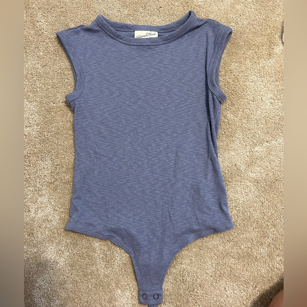 Blue universal threads bodysuit